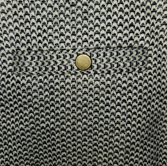 NWT Loft Gold Shimmer Embroidered Pencil Skirt - Picture 5 of 6